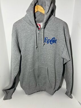 Vintage Mickey Inc Epcot Zip Up Hoodie
